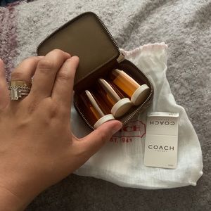 Coach Designer Pill Case  Discreet Cute NWT
